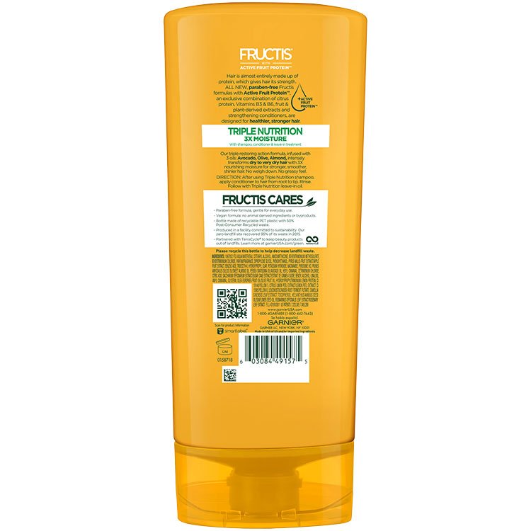 Fructis Triple Nutrition Conditioner 21 floz back